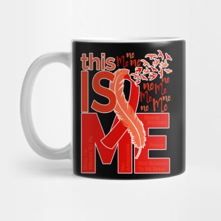 This Is Me - Awareness Feather Ribbon - Red Mug